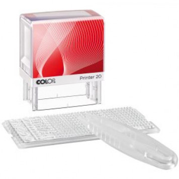 Printer20NEW-Set/3 Самонаборный штамп с персонализацией 3 строки с одной кассой